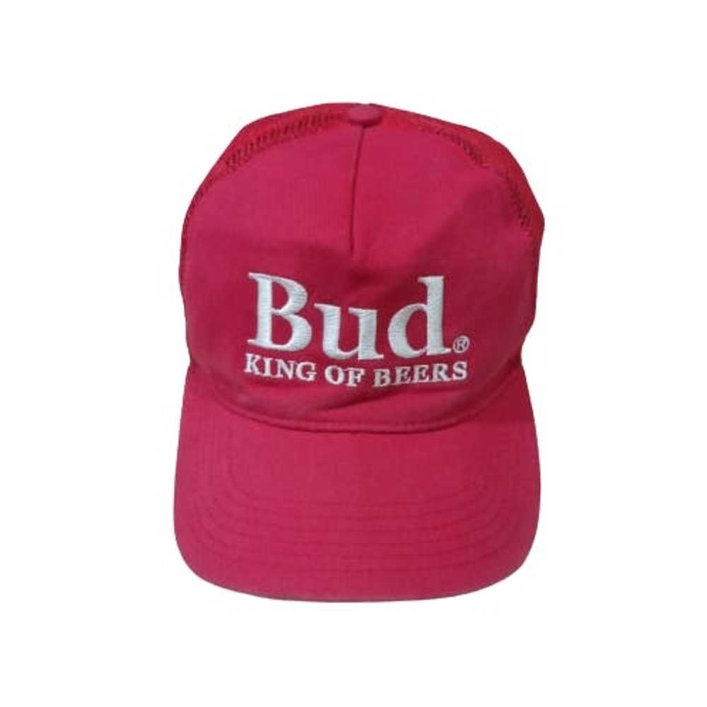 Budweiser × Vintage Vintage Budweiser Red Embroidery … - Gem