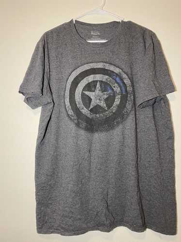 Marvel Comics Modern Captain America Grey T-shirt