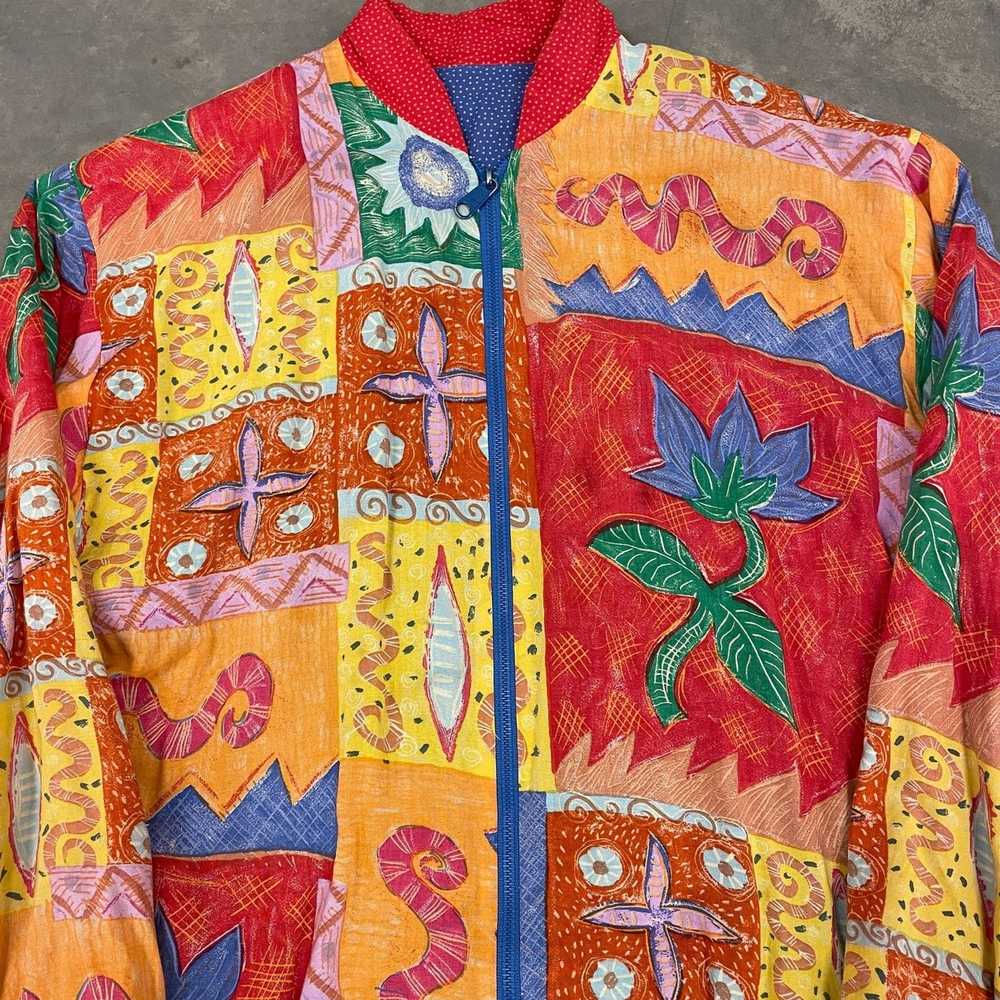 Vintage 70s Crazy Print Floral Multicolor Reversible Gem vintage-70s-crazy-print-floral-multicolor-reversible-gem