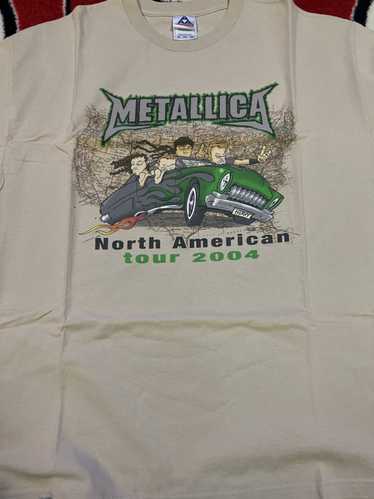 Metallica Metallica 2XL Tan 2004 North America Tou