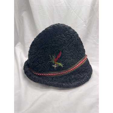 Other VTG Union Made faux fur pinch hat - image 1