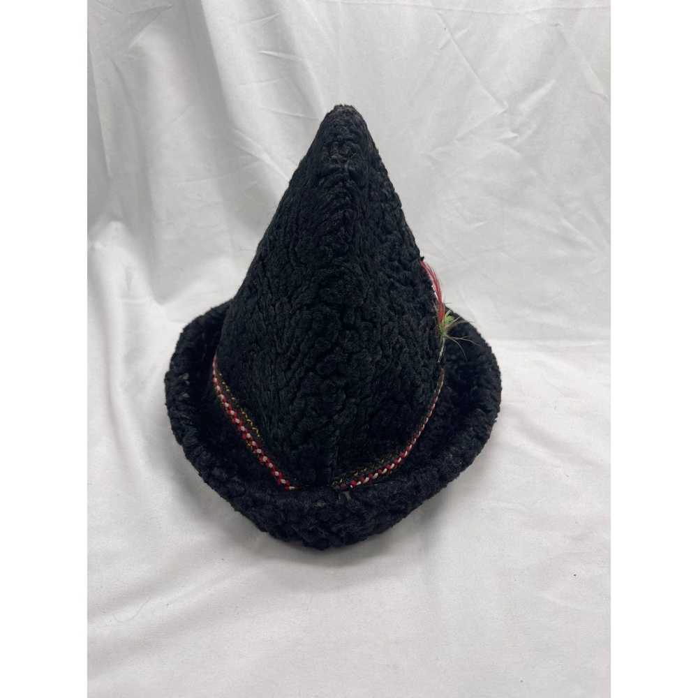 Other VTG Union Made faux fur pinch hat - image 3