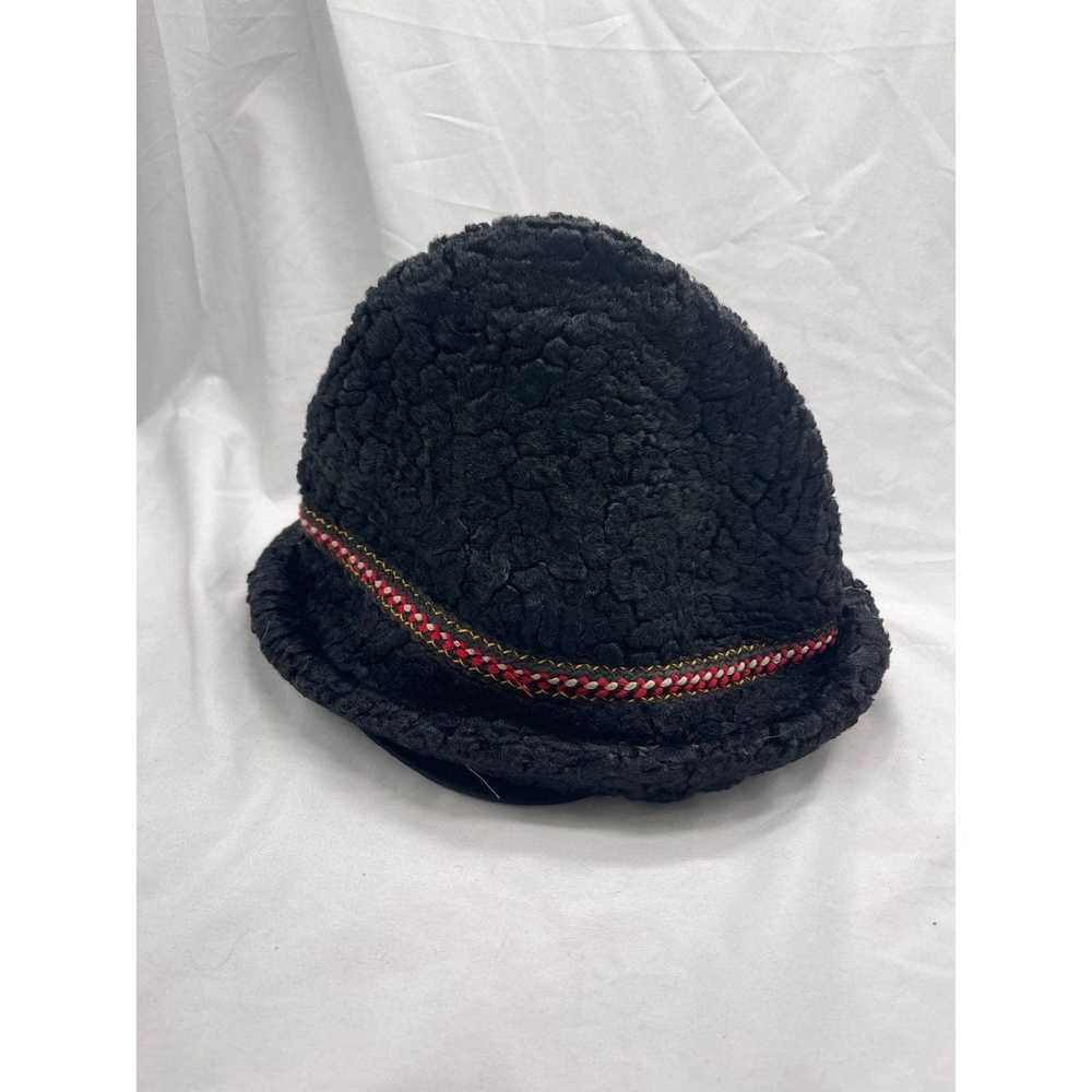 Other VTG Union Made faux fur pinch hat - image 5