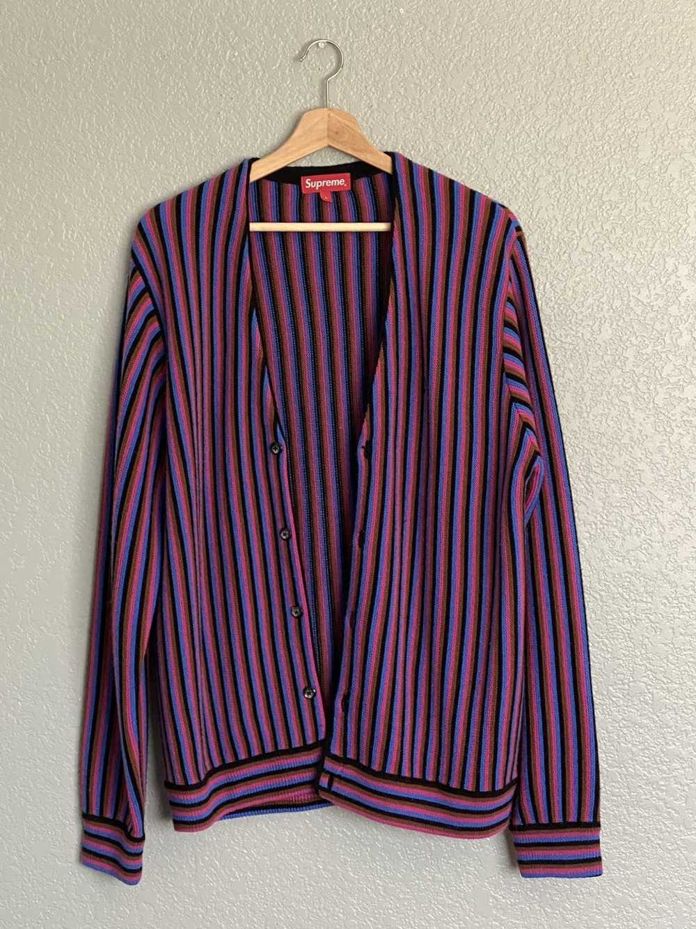 Supreme micro stripe cardigan - Gem