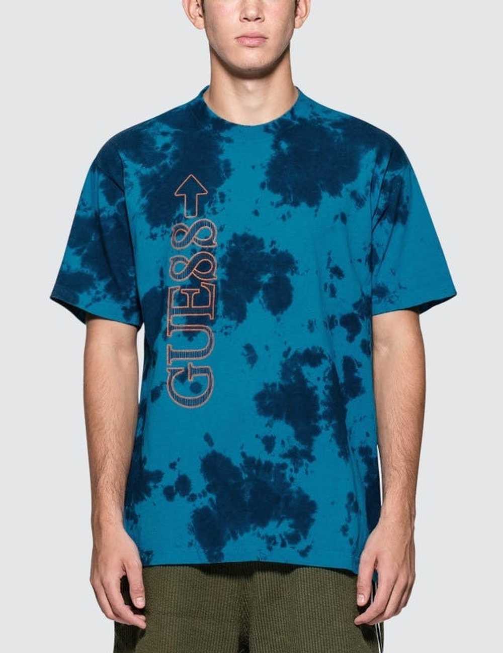 88rising × Guess Guess x 88rising Blue Tie Dye Tee - image 1