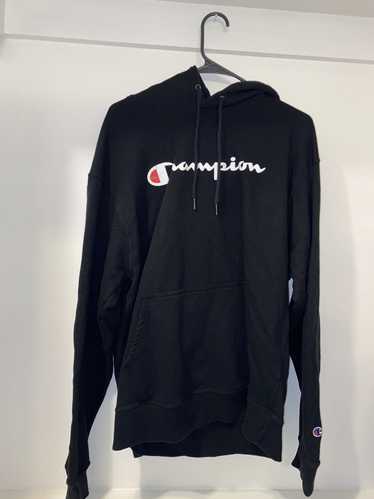 Champion Black Champion Logo Hoodie - image 1