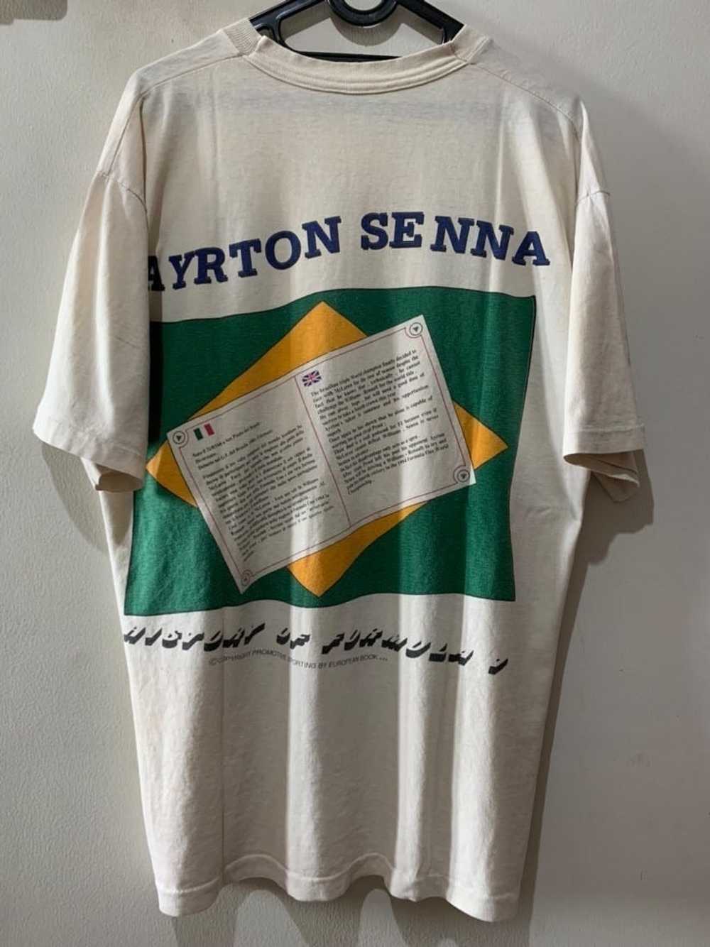 Vintage Vintage 90s Ayrton Senna Formula One Lege… - image 2