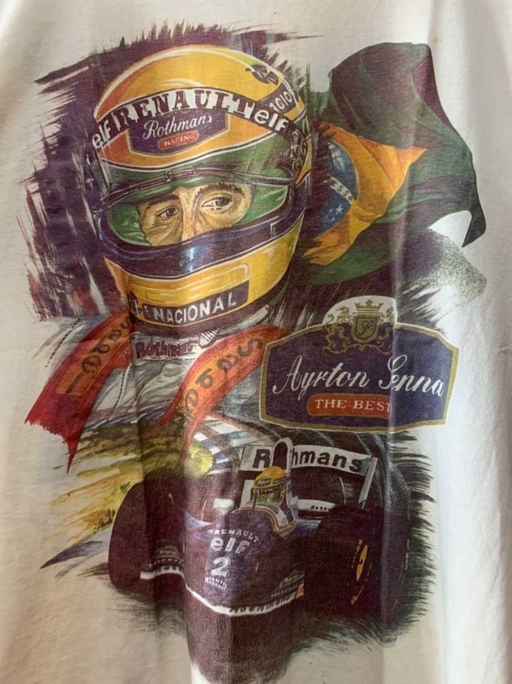 Vintage Vintage 90s Ayrton Senna Formula One Lege… - image 3