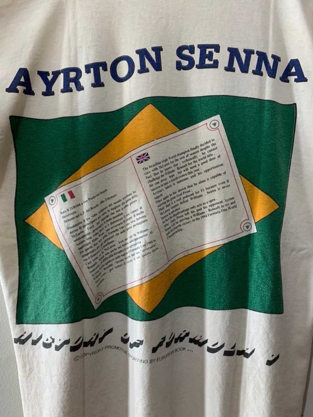 Vintage Vintage 90s Ayrton Senna Formula One Lege… - image 4