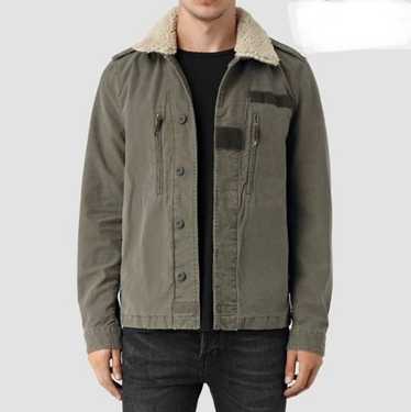 Allsaints Rai Jacket, Military Style, Sheepskin Co