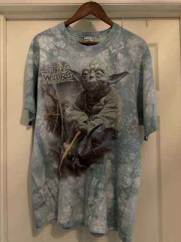 Vintage Vintage 1997 liquid blue Yoda Tee