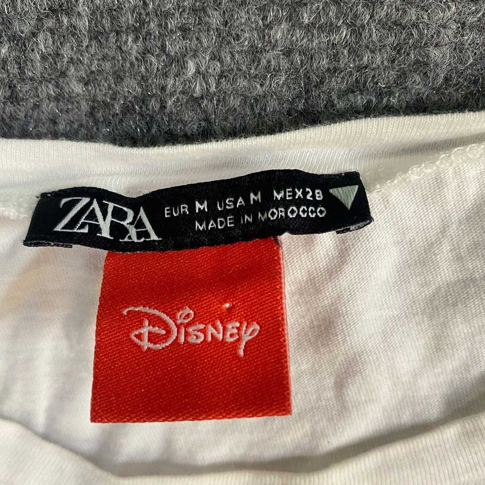 Disney × Zara Zara Disney T-shirt M White Abbey R… - image 2