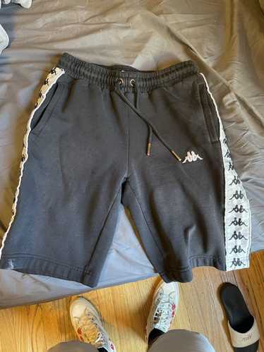 Kappa Kappa Black and Silver Shorts SIZE XS