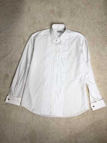 Balmain BALMAIN Paris designer white shirt with cu
