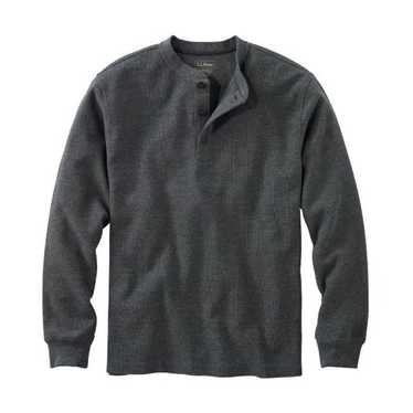 Men's Unshrinkable Mini-Waffle Henley, Hoodie, Traditional Fit