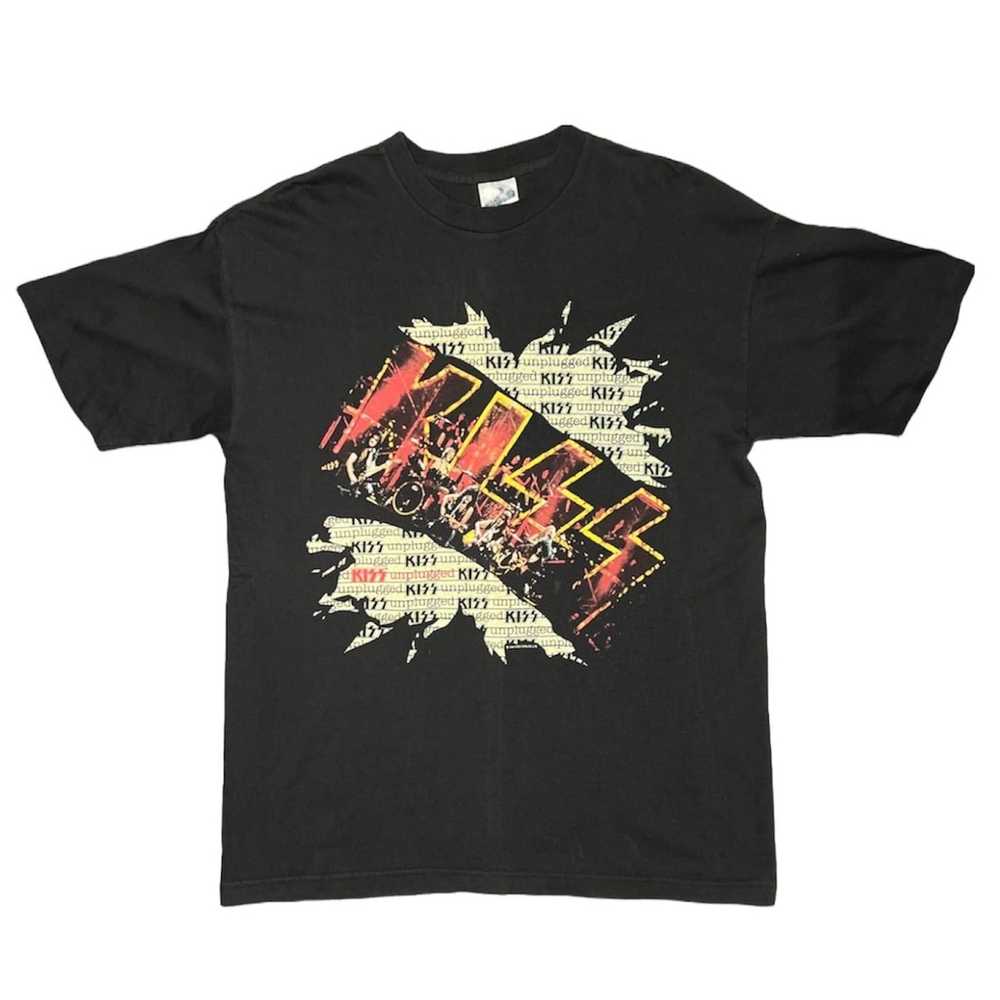 Gildan Vintage 1996 Kiss Unplugged Tee - image 1