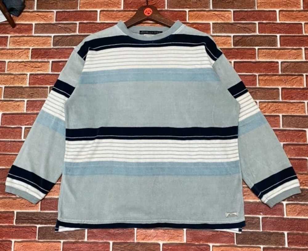 Quiksilver × Surf Style Quicksilver Striped Long … - image 1