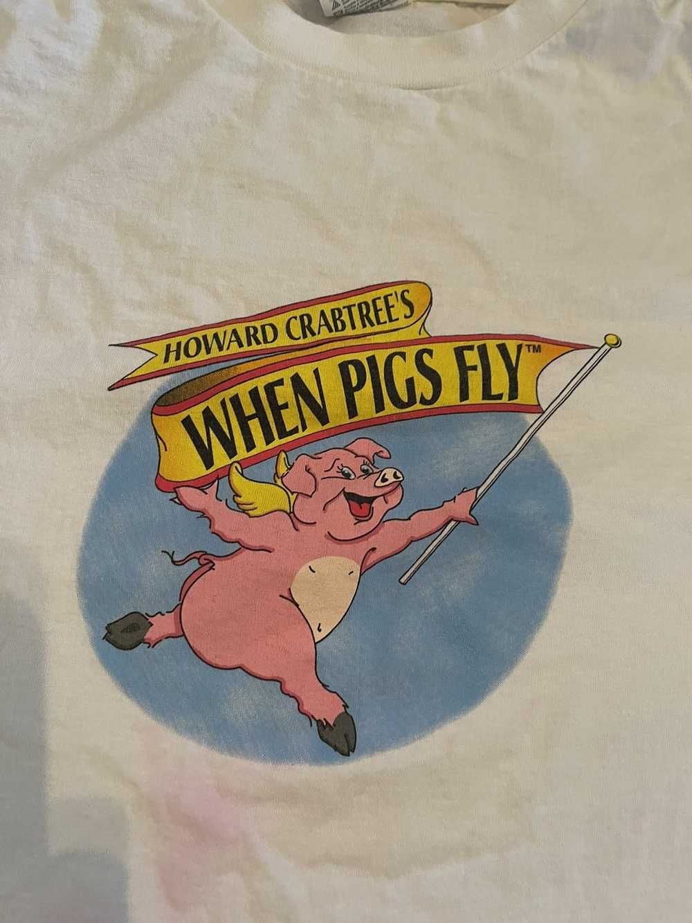 Movie × Vintage Vintage Single Stitch 93 When Pig… - image 2