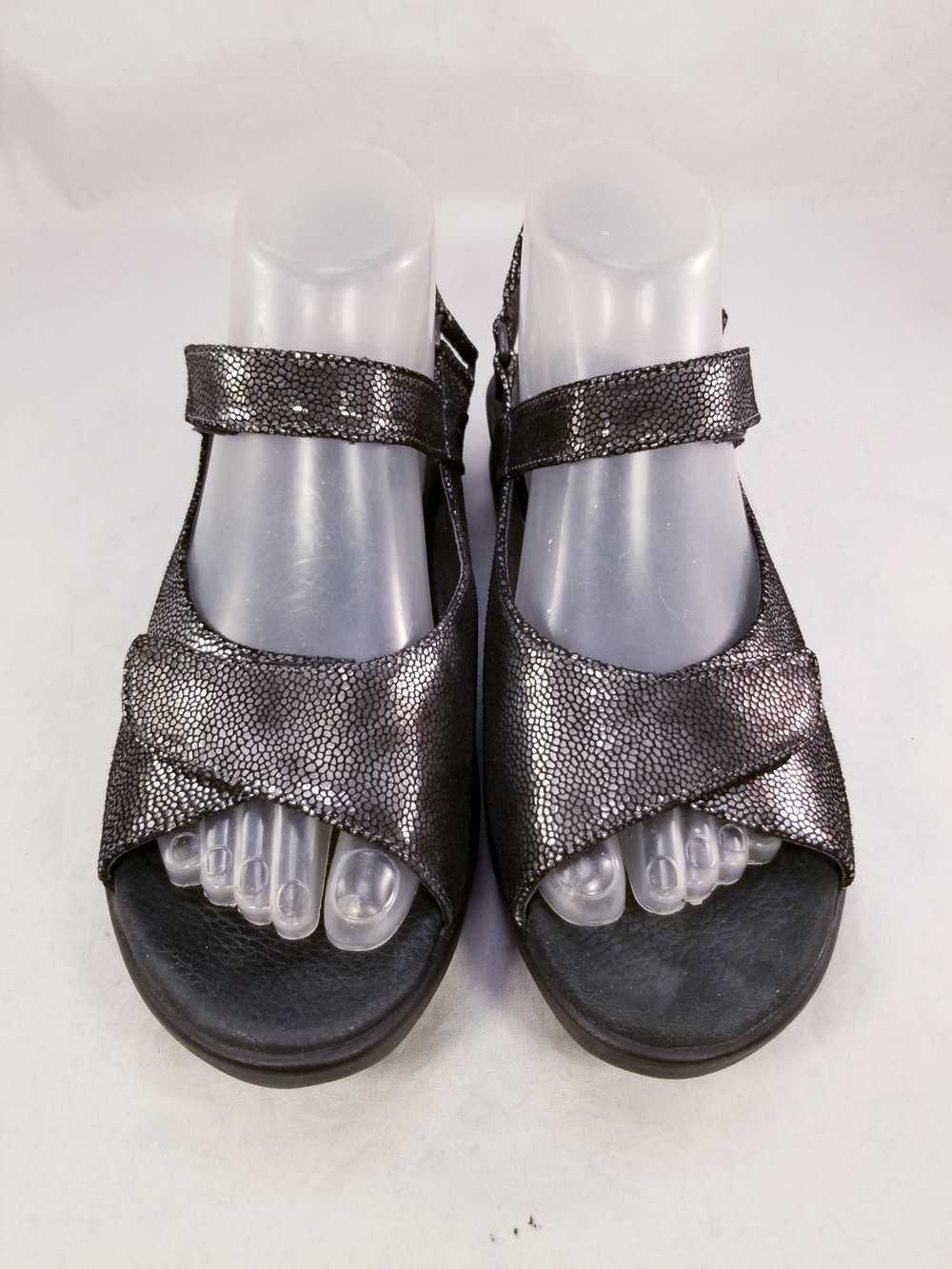 Other WOLKY METALLIC GRAY WOMAN SANDALS - image 4