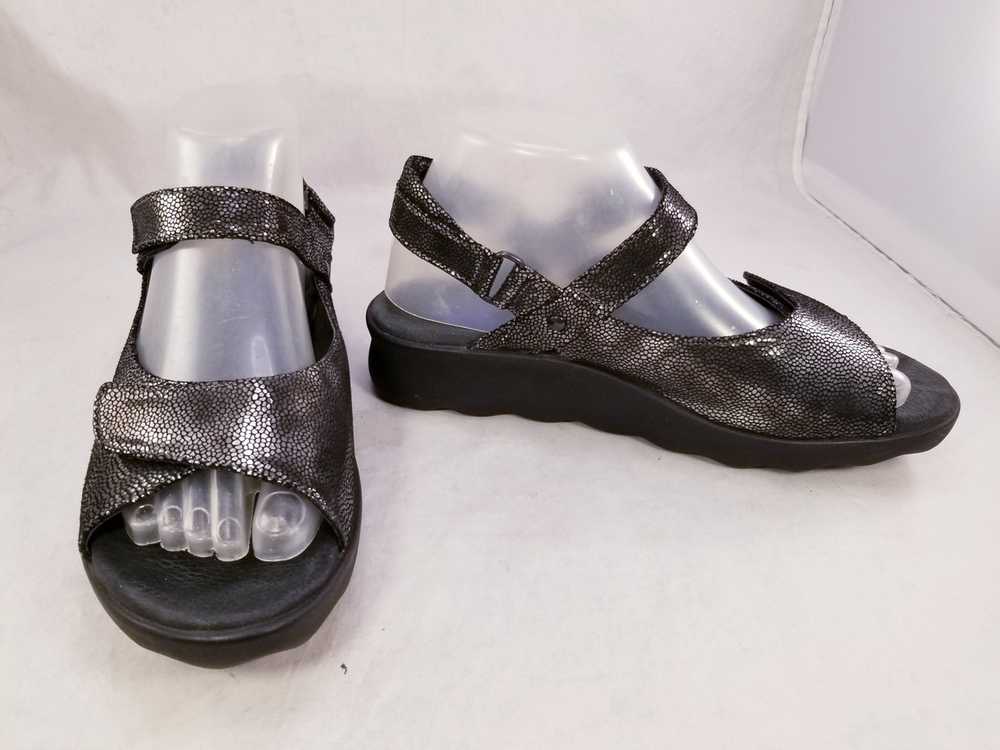 Other WOLKY METALLIC GRAY WOMAN SANDALS - image 5