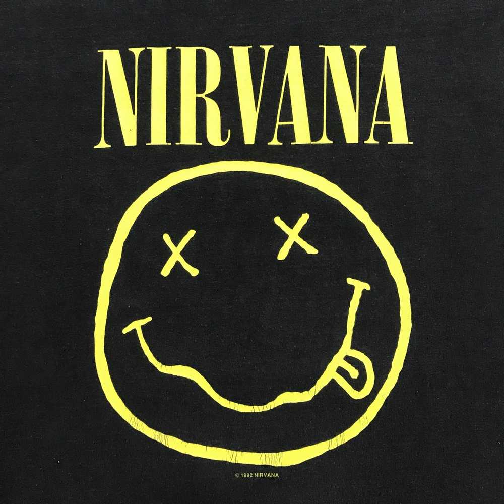 Band Tees × Nirvana × Vintage NIRVANA 1992 Vintag… - image 4