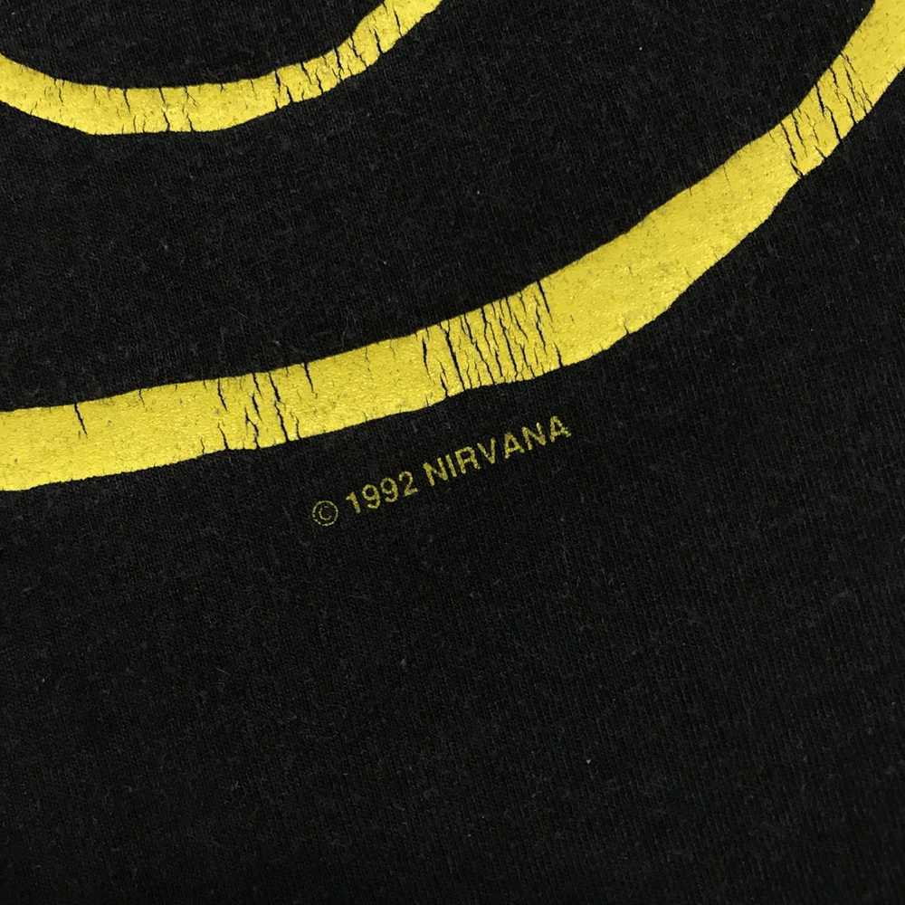 Band Tees × Nirvana × Vintage NIRVANA 1992 Vintag… - image 6