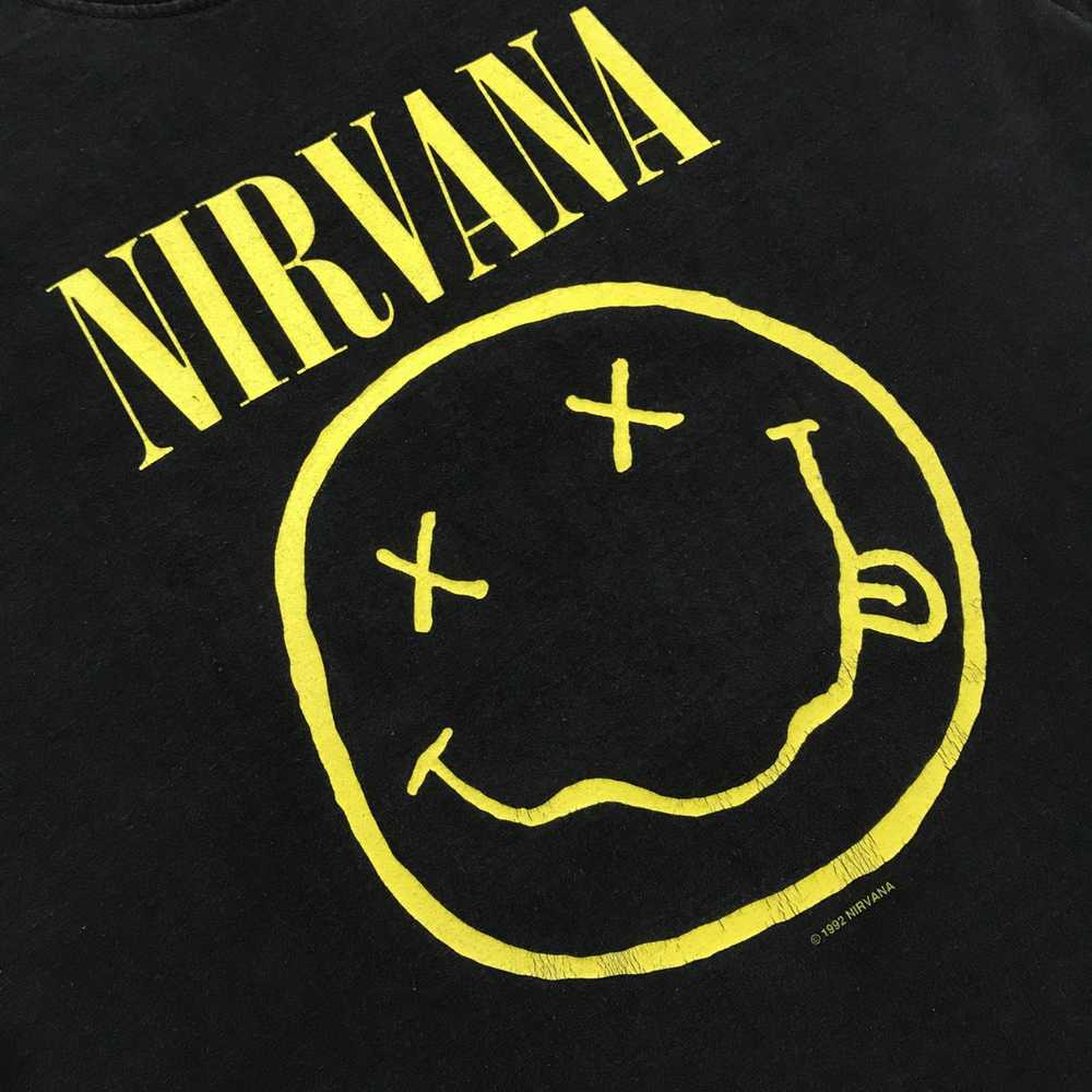 Band Tees × Nirvana × Vintage NIRVANA 1992 Vintag… - image 7