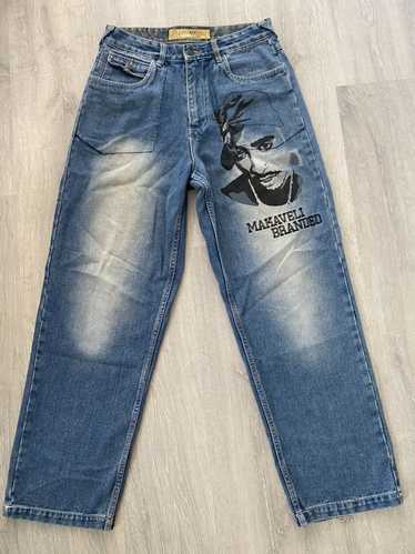 makaveli branded mens denim - Gem