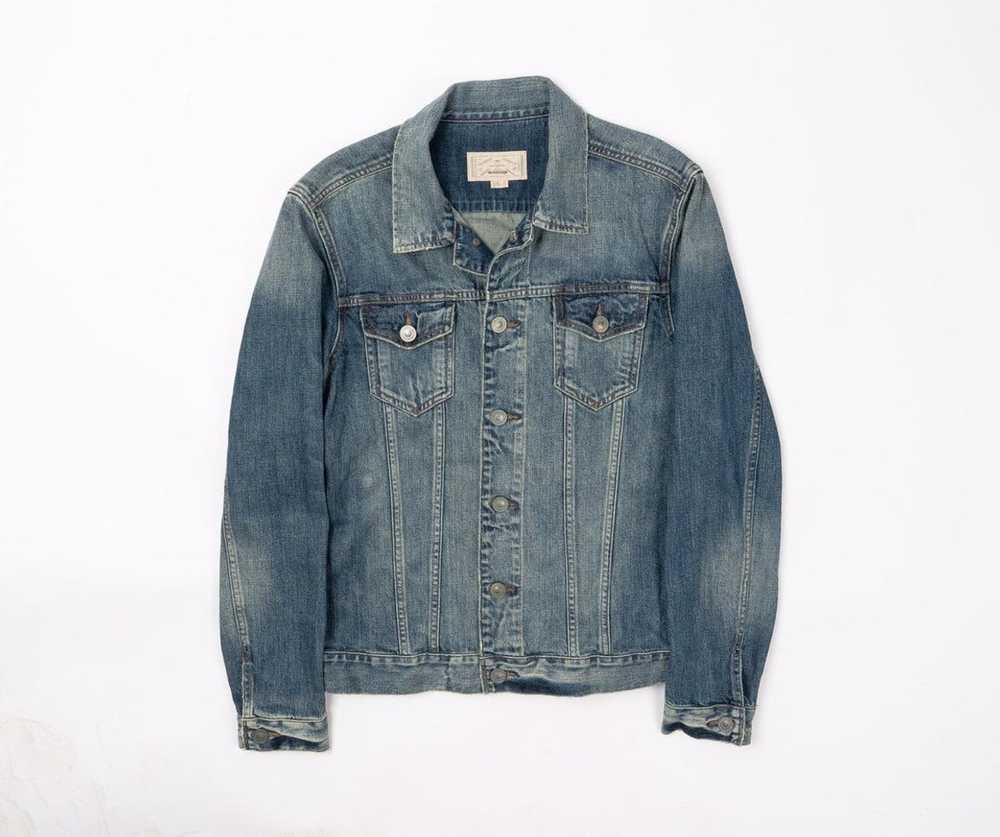 All saints grey denim 2024 jacket