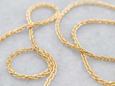 21-Inch Gold Wheat Chain - image 1