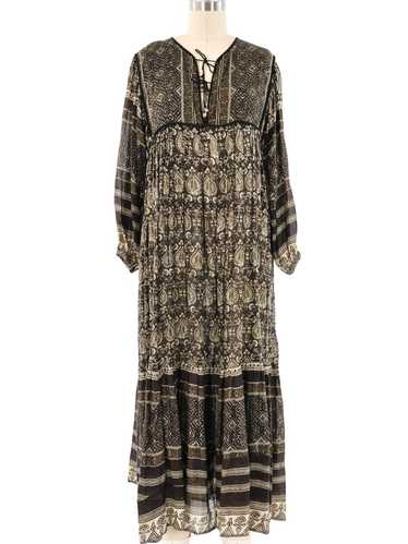 Paisley Block Printed Indian Dress