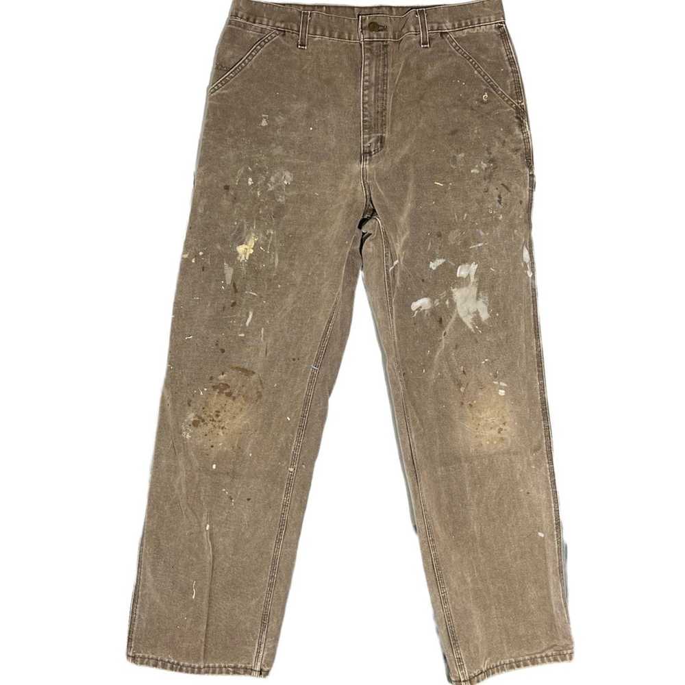 Carhartt Vintage Carhartt Thrashed Carpenter Jeans - image 2