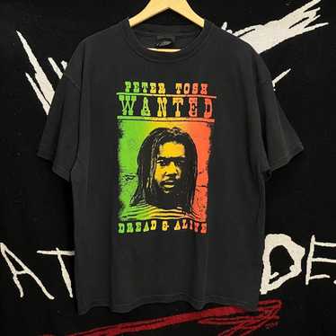 Band Tees × Bob Marley × Vintage PETER TOSH Vinta… - image 1