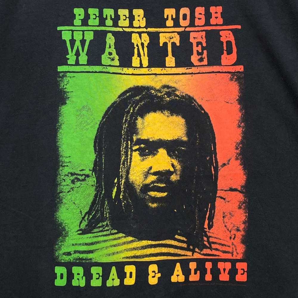 Band Tees × Bob Marley × Vintage PETER TOSH Vinta… - image 2