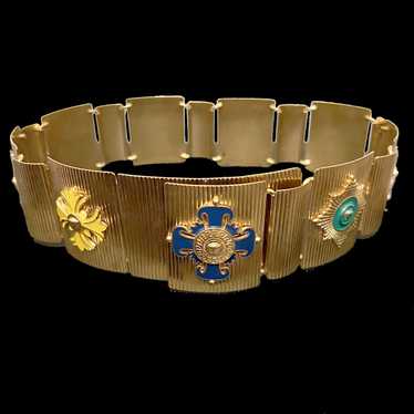 Gianni Versace bracelet in black leather and Medusa head (The nineties) -  Auction Fashion Vintage - Maison Bibelot - Casa d'Aste Firenze - Milano