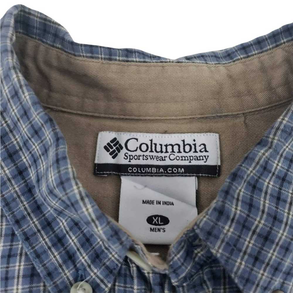 Columbia Columbia Men Button Down Collar Plaid Sh… - image 6