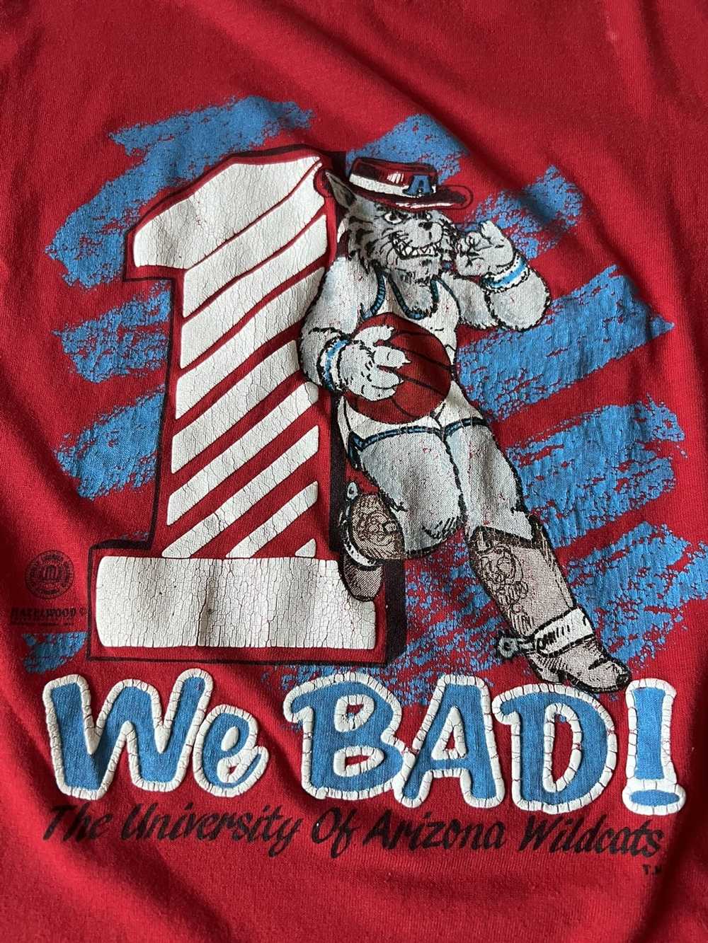 Jerzees University of Arizona Vintage We Bad T-Sh… - image 2