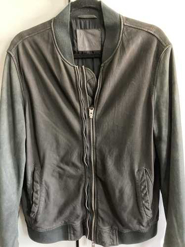 Allsaints Allsaints Dark Grey leather Jacket