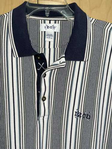 Izod × Vintage Striped Polo Summer Shirt