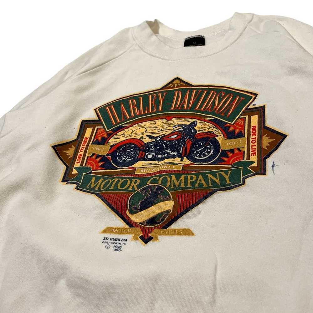 Harley Davidson × Made In Usa × Vintage 1990 Harl… - image 2