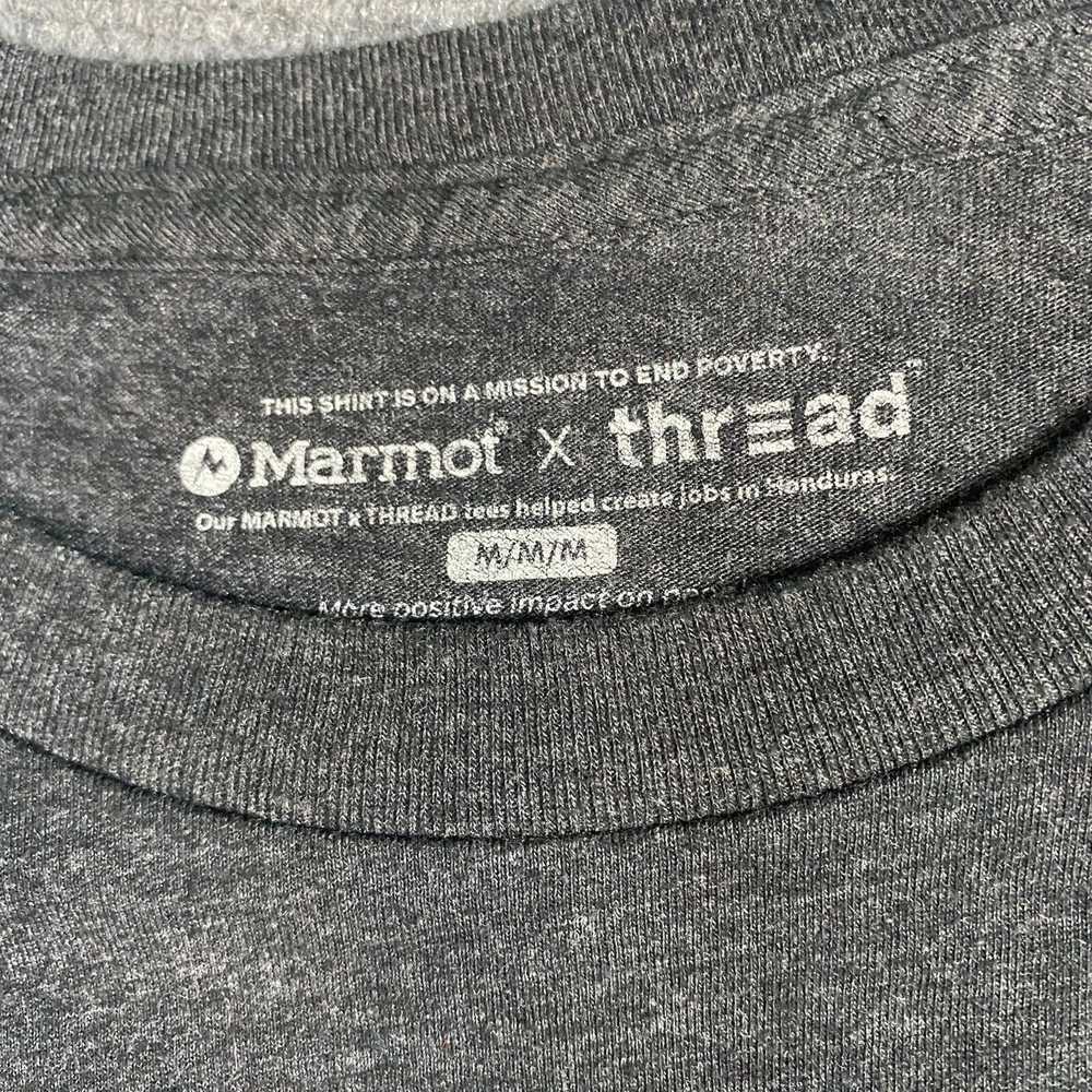 Marmot Marmot x Thread T-shirt M Gray Hitchiking … - image 3