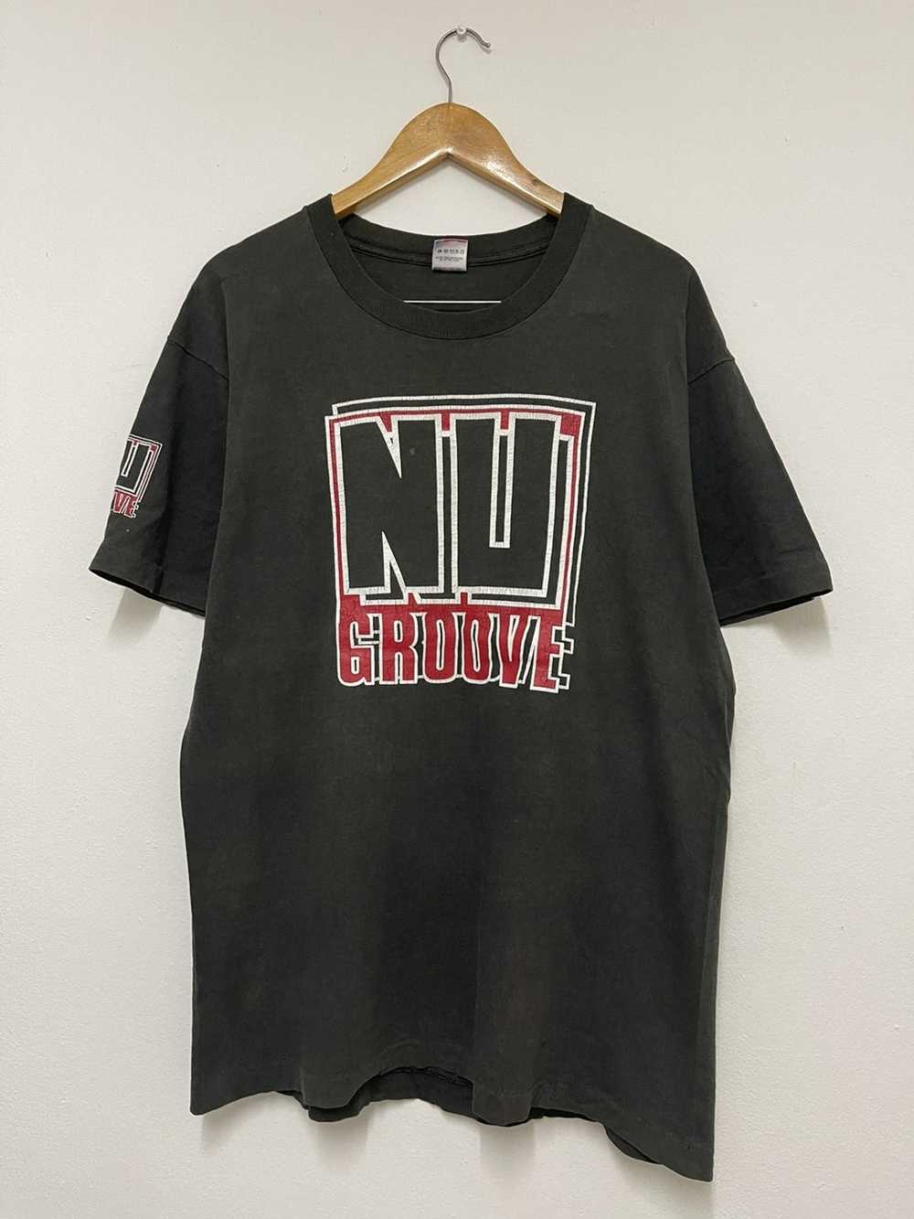 Band Tees × Vintage Vintage Nu Grove Records Hous… - image 1