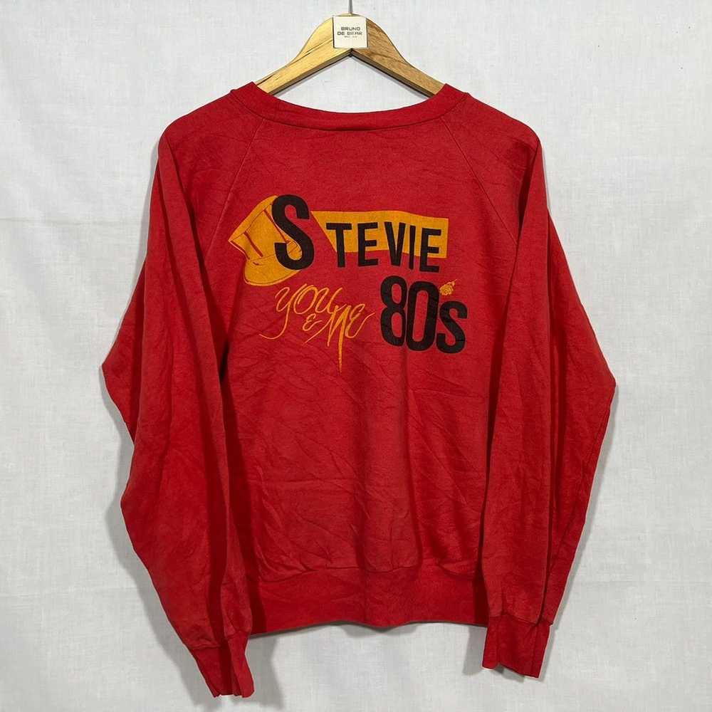 Band Tees × Vintage Vintage 1983's Stevie Wonder … - image 4