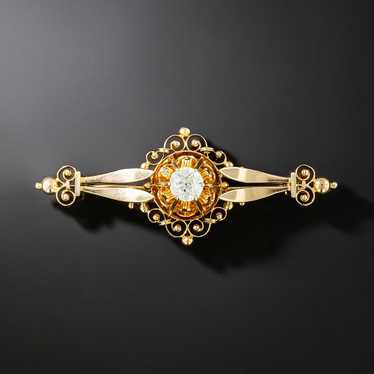 Antique Diamond Brooch, Circa 1890 - image 1