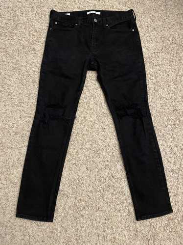 Pacsun PacSun Ripped Knees Black Skinny Jeans - image 1