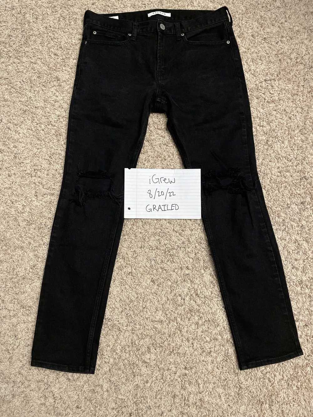 Pacsun PacSun Ripped Knees Black Skinny Jeans - image 2