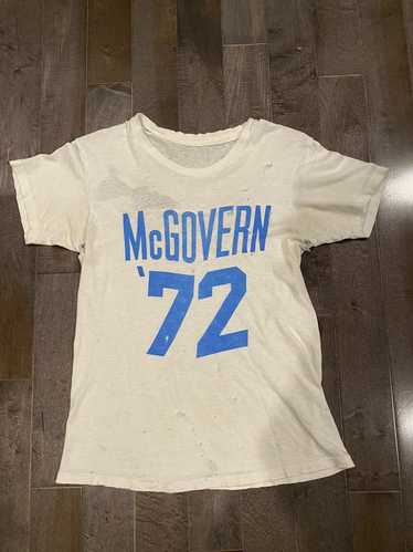 Vintage Vintage Distressed “Mcgovern 72” shirt