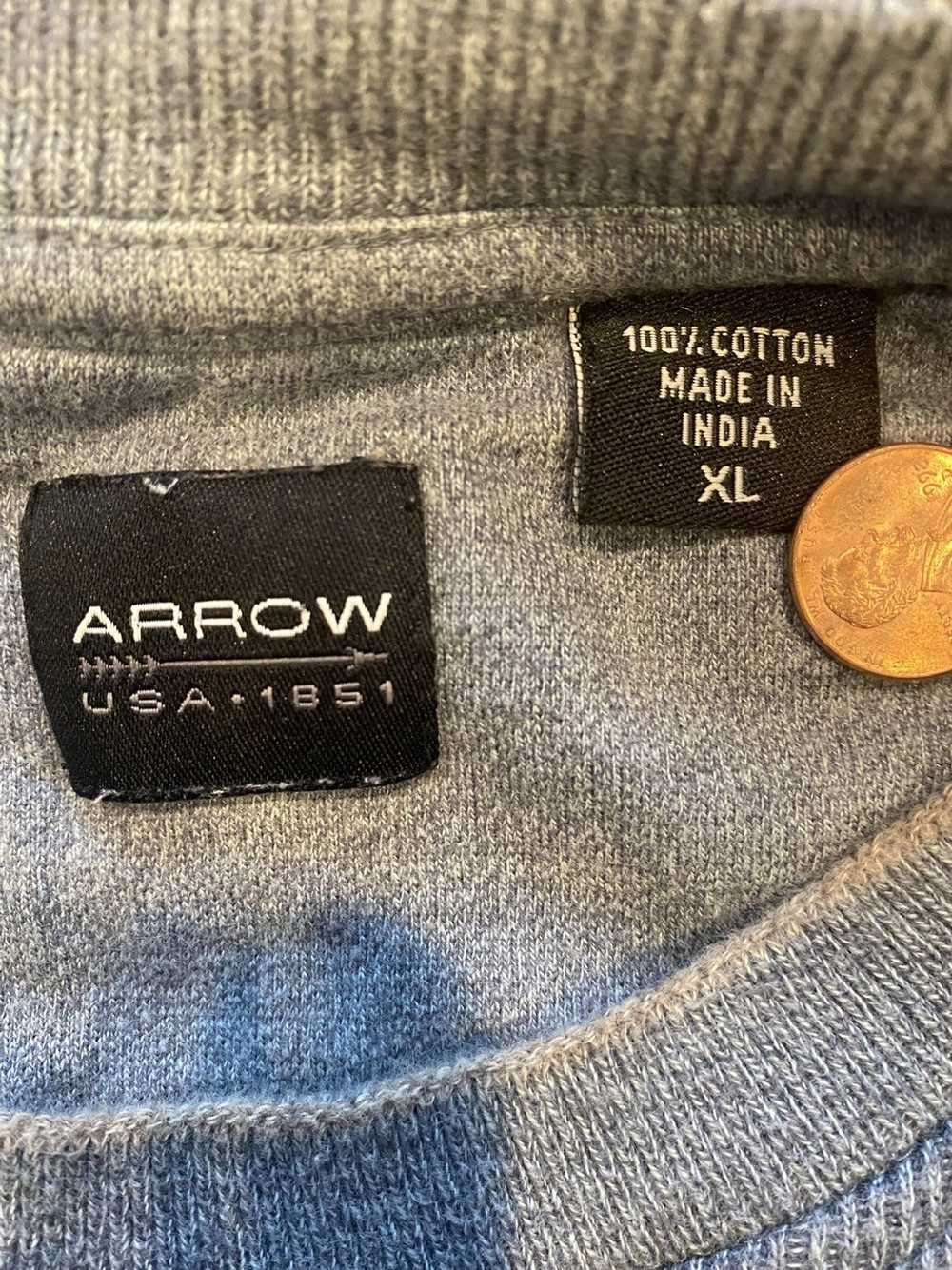 Arrow Vintage Blue Grey Arrow Sweater - image 2