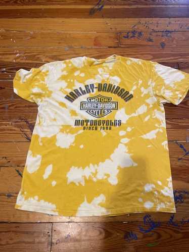 Harley Davidson × Vintage Vintage Tie dye Harley … - image 1