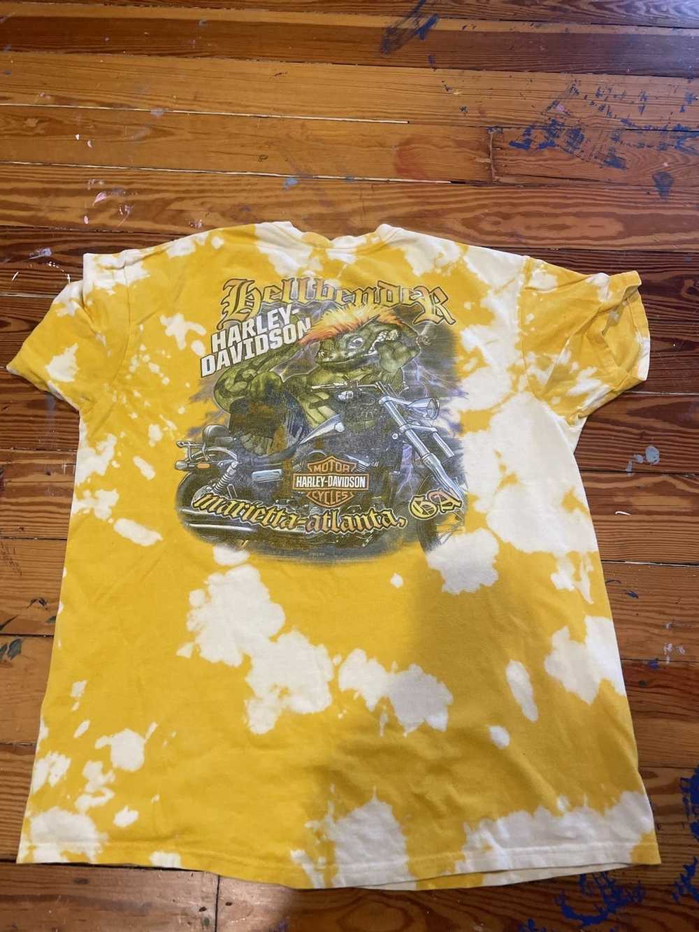 Harley Davidson × Vintage Vintage Tie dye Harley … - image 2